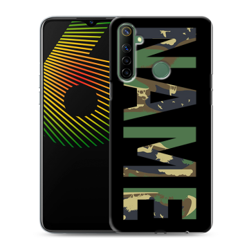 Силиконовый чехол на Realme 6i с принтом NAME