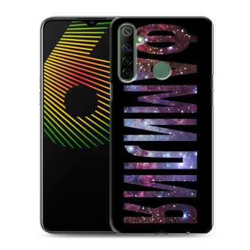 Силиконовый чехол на Realme 6i с принтом ФАМИЛИЯ