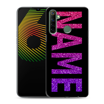 Силиконовый чехол на Realme 6i с принтом NAME