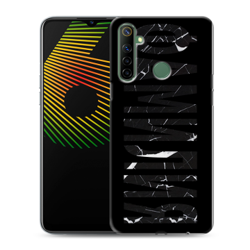 Силиконовый чехол на Realme 6i с принтом ФАМИЛИЯ