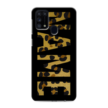 Силиконовый чехол на Samsung Galaxy M31 с принтом NAME