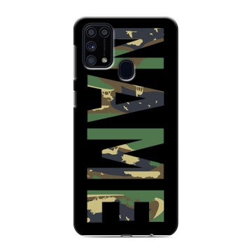 Силиконовый чехол на Samsung Galaxy M31 с принтом NAME