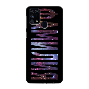 Силиконовый чехол на Samsung Galaxy M31 с принтом ФАМИЛИЯ