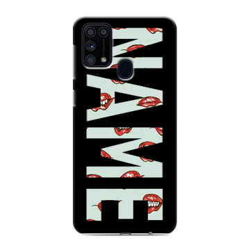 Силиконовый чехол на Samsung Galaxy M31 с принтом NAME