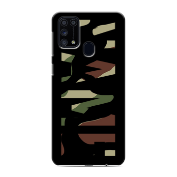 Силиконовый чехол на Samsung Galaxy M31 с принтом NAME