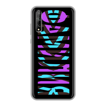 Силиконовый чехол на Huawei Y8p с принтом ФАМИЛИЯ