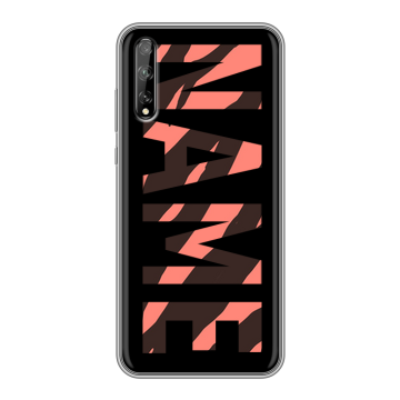 Силиконовый чехол на Huawei Y8p с принтом NAME