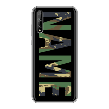 Силиконовый чехол на Huawei Y8p с принтом NAME