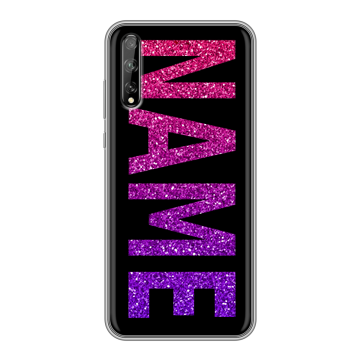 Силиконовый чехол на Huawei Y8p с принтом NAME