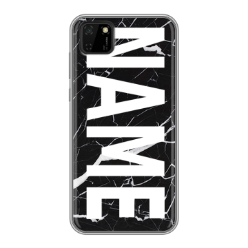 Силиконовый чехол на Huawei Y5p с принтом NAME