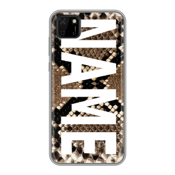 Силиконовый чехол на Huawei Y5p с принтом NAME