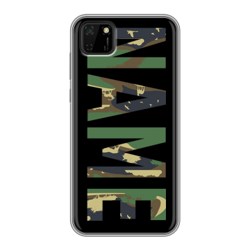 Силиконовый чехол на Huawei Y5p с принтом NAME