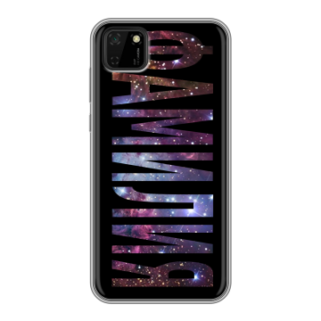 Силиконовый чехол на Huawei Y5p с принтом ФАМИЛИЯ