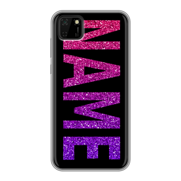 Силиконовый чехол на Huawei Y5p с принтом NAME