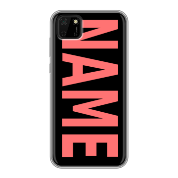 Силиконовый чехол на Huawei Y5p с принтом NAME