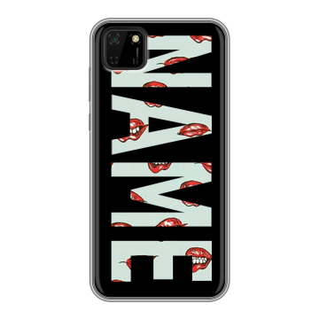 Силиконовый чехол на Huawei Y5p с принтом NAME