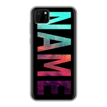 Силиконовый чехол на Huawei Y5p с принтом NAME