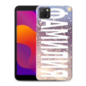Силиконовый чехол на Huawei Honor 9S с принтом ФАМИЛИЯ