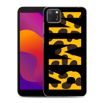 Силиконовый чехол на Huawei Honor 9S с принтом ИМЯ