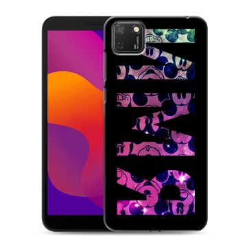 Силиконовый чехол на Huawei Honor 9S с принтом ИМЯ