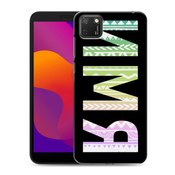 Силиконовый чехол на Huawei Honor 9S с принтом ИМЯ
