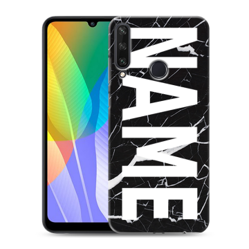 Силиконовый чехол на Huawei Y6p с принтом NAME