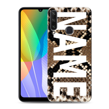 Силиконовый чехол на Huawei Y6p с принтом NAME