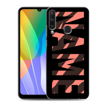 Силиконовый чехол на Huawei Y6p с принтом NAME