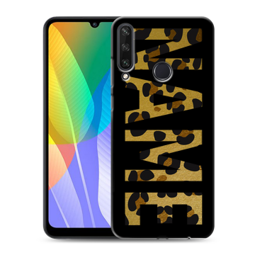 Силиконовый чехол на Huawei Y6p с принтом NAME