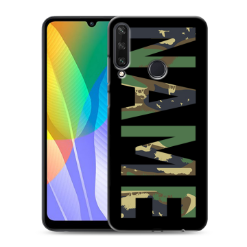 Силиконовый чехол на Huawei Y6p с принтом NAME