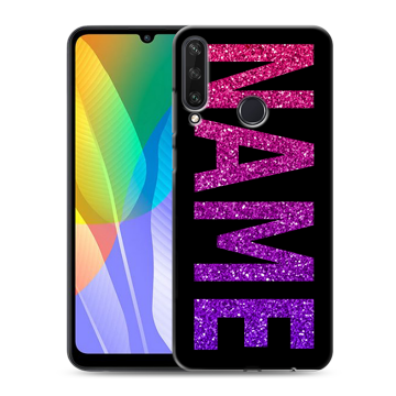 Силиконовый чехол на Huawei Y6p с принтом NAME