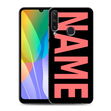 Силиконовый чехол на Huawei Y6p с принтом NAME