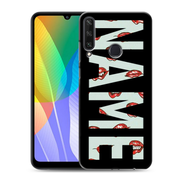 Силиконовый чехол на Huawei Y6p с принтом NAME