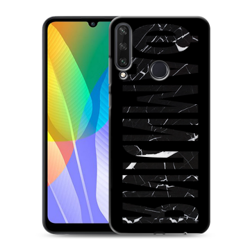 Силиконовый чехол на Huawei Y6p с принтом ФАМИЛИЯ