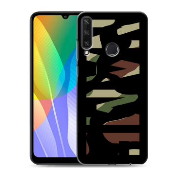 Силиконовый чехол на Huawei Y6p с принтом NAME