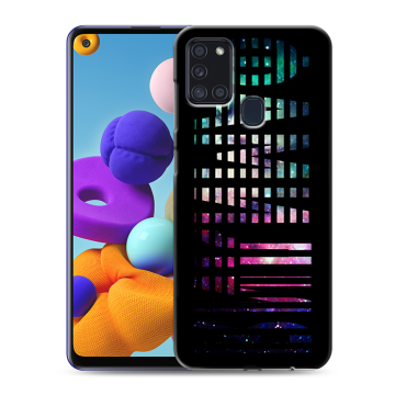 Силиконовый чехол на Samsung Galaxy A21s с принтом ФАМИЛИЯ