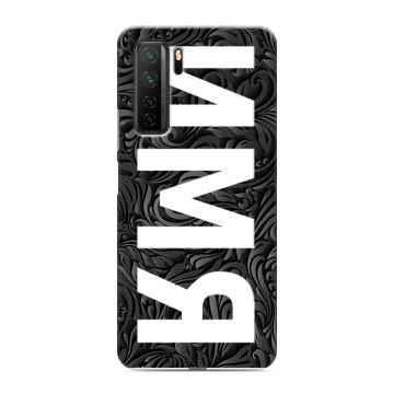 Силиконовый чехол на Huawei Honor 30S с принтом ИМЯ
