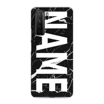 Силиконовый чехол на Huawei Honor 30S с принтом NAME
