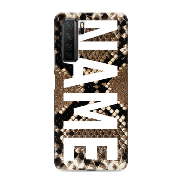 Силиконовый чехол на Huawei Honor 30S с принтом NAME