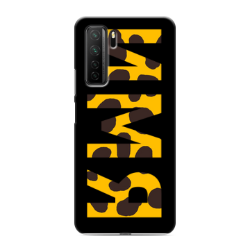 Силиконовый чехол на Huawei Honor 30S с принтом ИМЯ