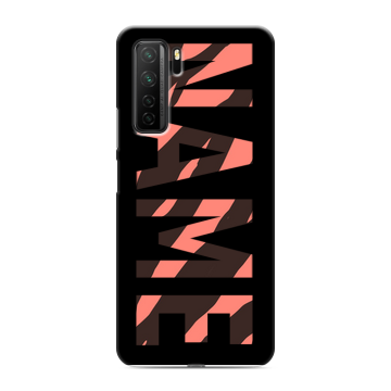 Силиконовый чехол на Huawei Honor 30S с принтом NAME