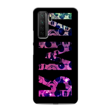 Силиконовый чехол на Huawei Honor 30S с принтом ИМЯ