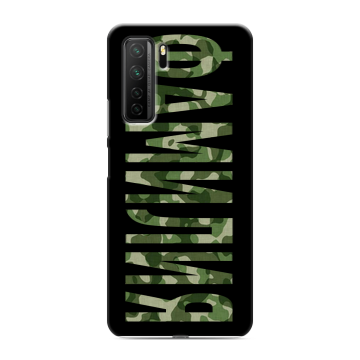 Силиконовый чехол на Huawei Honor 30S с принтом ФАМИЛИЯ