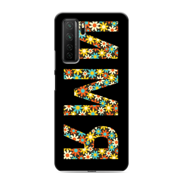 Силиконовый чехол на Huawei Honor 30S с принтом ИМЯ
