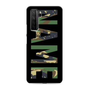 Силиконовый чехол на Huawei Honor 30S с принтом NAME