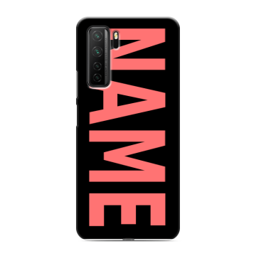 Силиконовый чехол на Huawei Honor 30S с принтом NAME