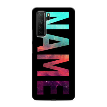 Силиконовый чехол на Huawei Honor 30S с принтом NAME