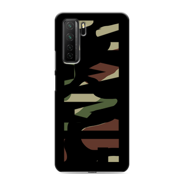 Силиконовый чехол на Huawei Honor 30S с принтом NAME
