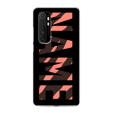 Силиконовый чехол на Xiaomi Mi Note 10 Lite с принтом NAME