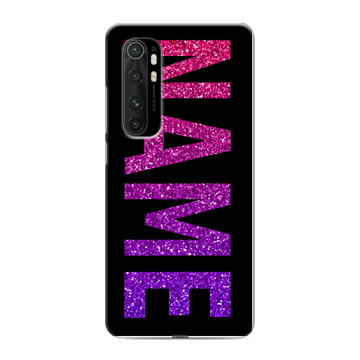 Силиконовый чехол на Xiaomi Mi Note 10 Lite с принтом NAME